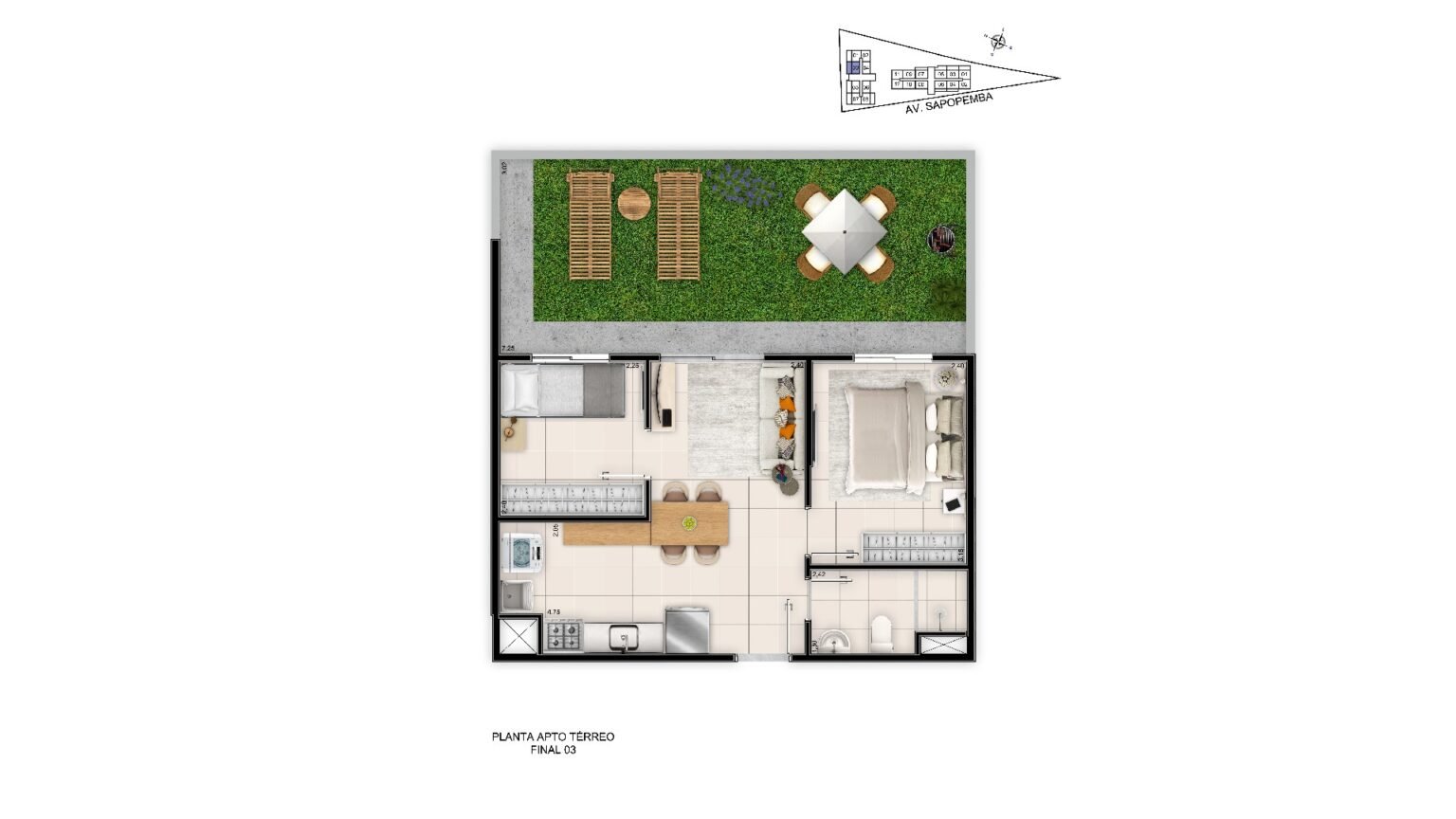 RESERVA-JARDIM-SAPOPEMBA-PLANTA-GARDEM-2-DORMITORIOS-35M-MEIO-DIRECIONAL